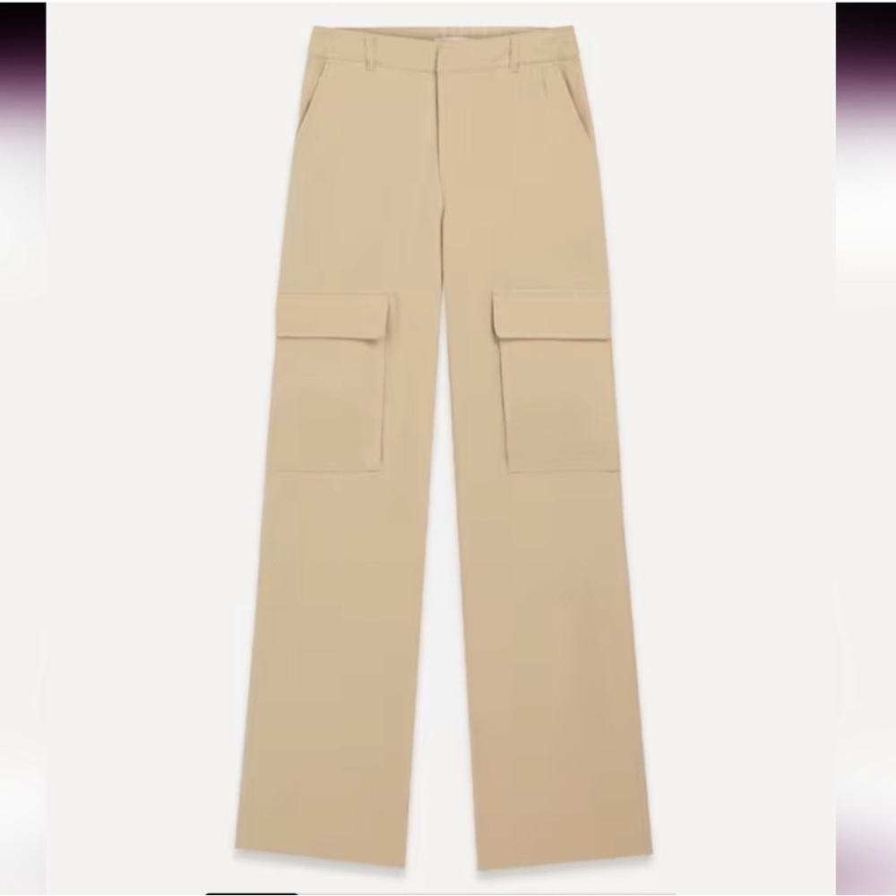 Frame Cream Cargo Pants Trouser Size 4 NWT